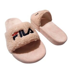 Fila Fuzzy Drifter Womens Slide Sandals Size 7 (Run Big)